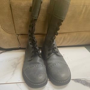 Naturino leather combat boots